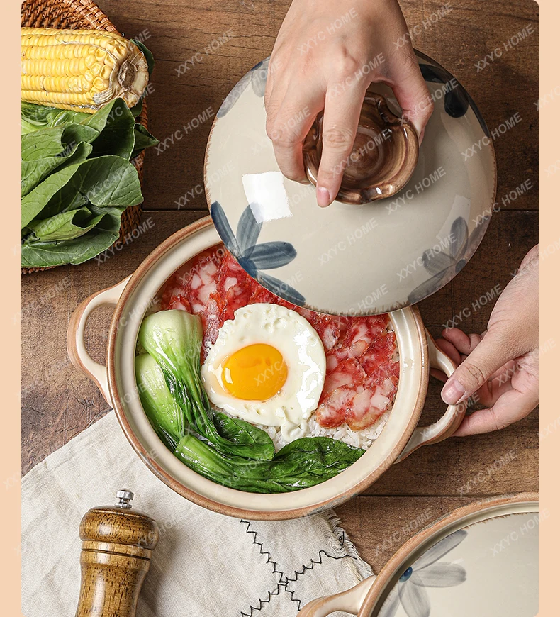 

Глиняный горшок, супница, домашняя маленькая кастрюля, кастрюля, газовая плита, глиняный горшок, рисовый керамический горшок, горшок для тушения