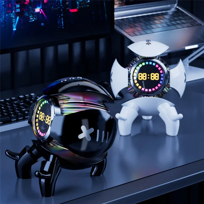 2025 New DeepSeek AI Bluetooth Speaker, Mecha Monster Desktop Soundbar, HiFi Wireless Speaker with Voice Assistant for Office
