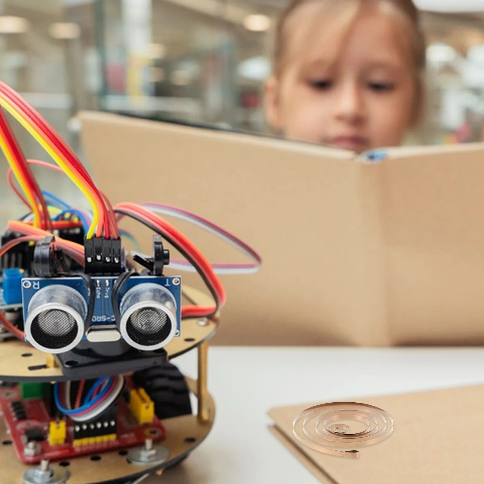 Stainless Steel Coil Spring Replacement Clockwork Mini Robots DIY Mechanical Animal Christmas Wind Up Springs Toy Clockwork