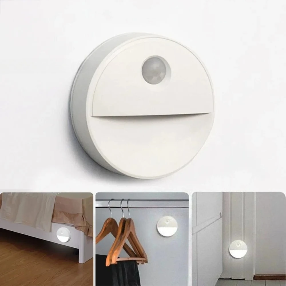 Wireless Motion Activated Night Light Home Safety Bedside Lamp for Cabinet Corridor Staircase