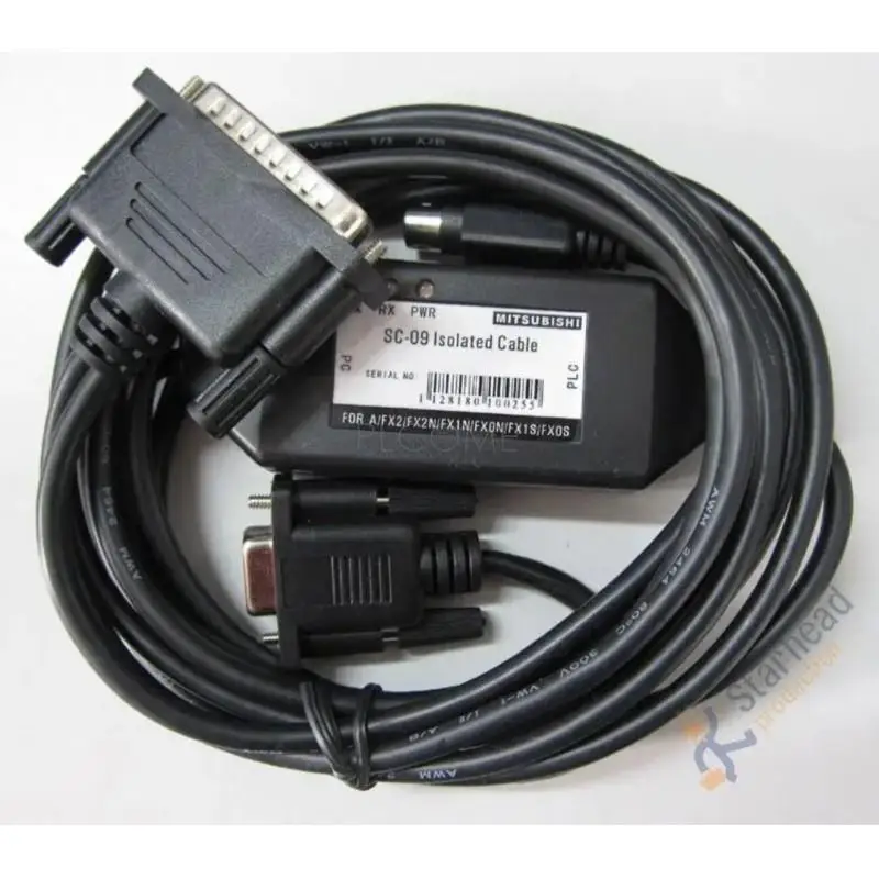 SC09 SC-09 PLC Programming Cable for Mitsubishi FX, FX0N, FX1N, FX2N, FX1S, FX3U, FX3G, A