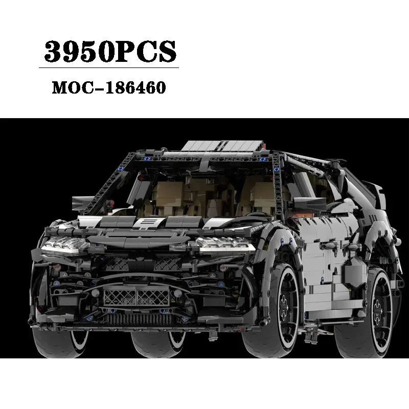 Building Block MOC-186460 Small Sports Car Assembly Model 3950PCS Boys Puzzle Education Birthday Christmas Toy Gift Ornaments