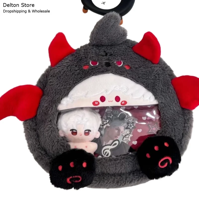 Limite Love and Deepspace Sylus Itabag Dolls Bag Clear Backpack Kawaii Big Face Cosplay Plush Shoulder Bags Anime Fan Funny Gift