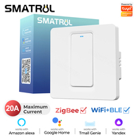 20A Tuya Smart Wifi Zigbee Water Heater Boiler Switch Air Conditioner Light EU Wall Electrical App For Alexa Google Home