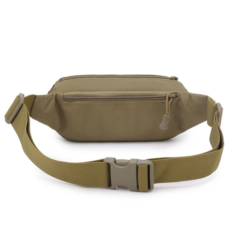 Men\'s Waist Bag Tactical Pouch Men Shoulder Belt Bags Hip Sack Oxford Cloth Belly Waterproof Banana Male Fanny Pack for Phone