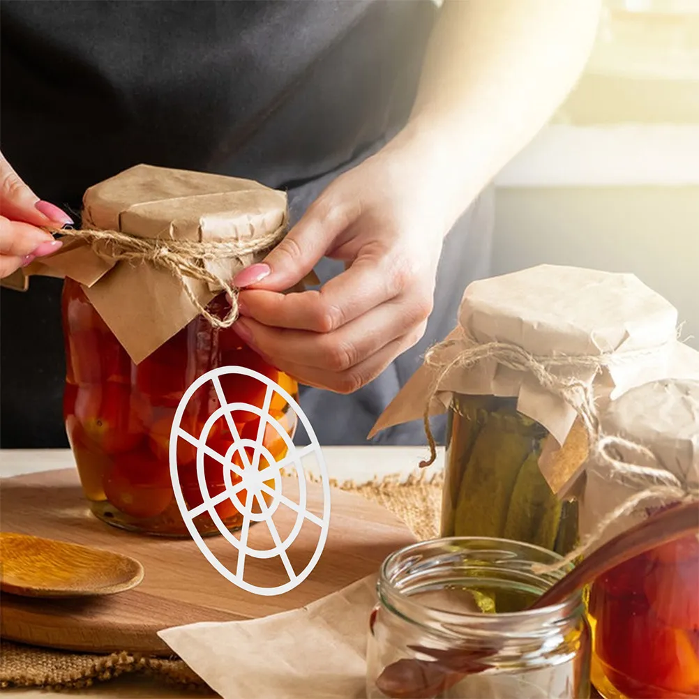 Prensa para Vegetales de 10 Piezas, Herramienta de Cocina, Prensa de Malla de Plástico para Fermentación, Presión Uniforme para Encurtidos, Pepinillos y Pepes en Vinagre