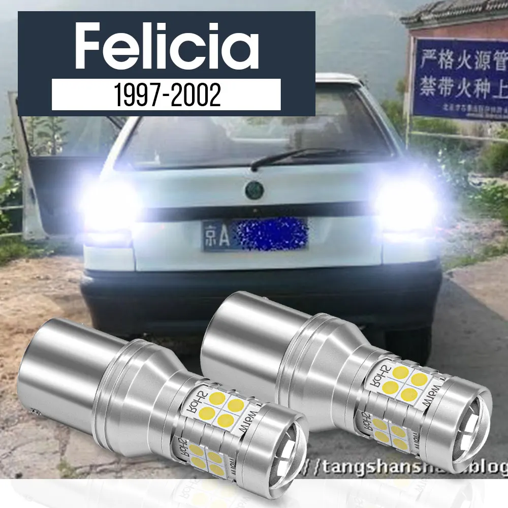 

2pcs LED Backup Light Reverse Lamp Blub Canbus Accessories For Skoda Felicia 1997-2002 1998 1999 2000 2001