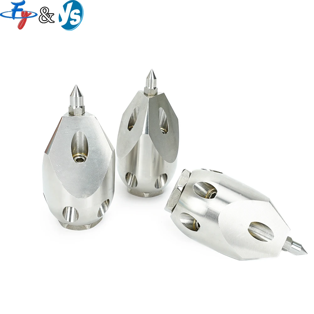 1 Inch 1/2 Inch Internal Thread High Pressure 0.7kg Cleaning Piercing Nozzle High Impact Dredge Water Jet Sewer Nozzle