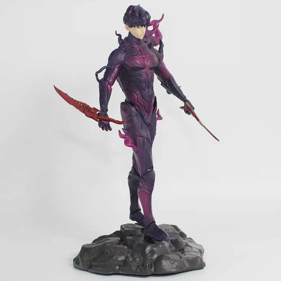 Solo Leveling" 21,5 cm Jung Yu (Hunter) staande pose PVC-actiefiguur - anime karaktermodel speelgoedcadeauset