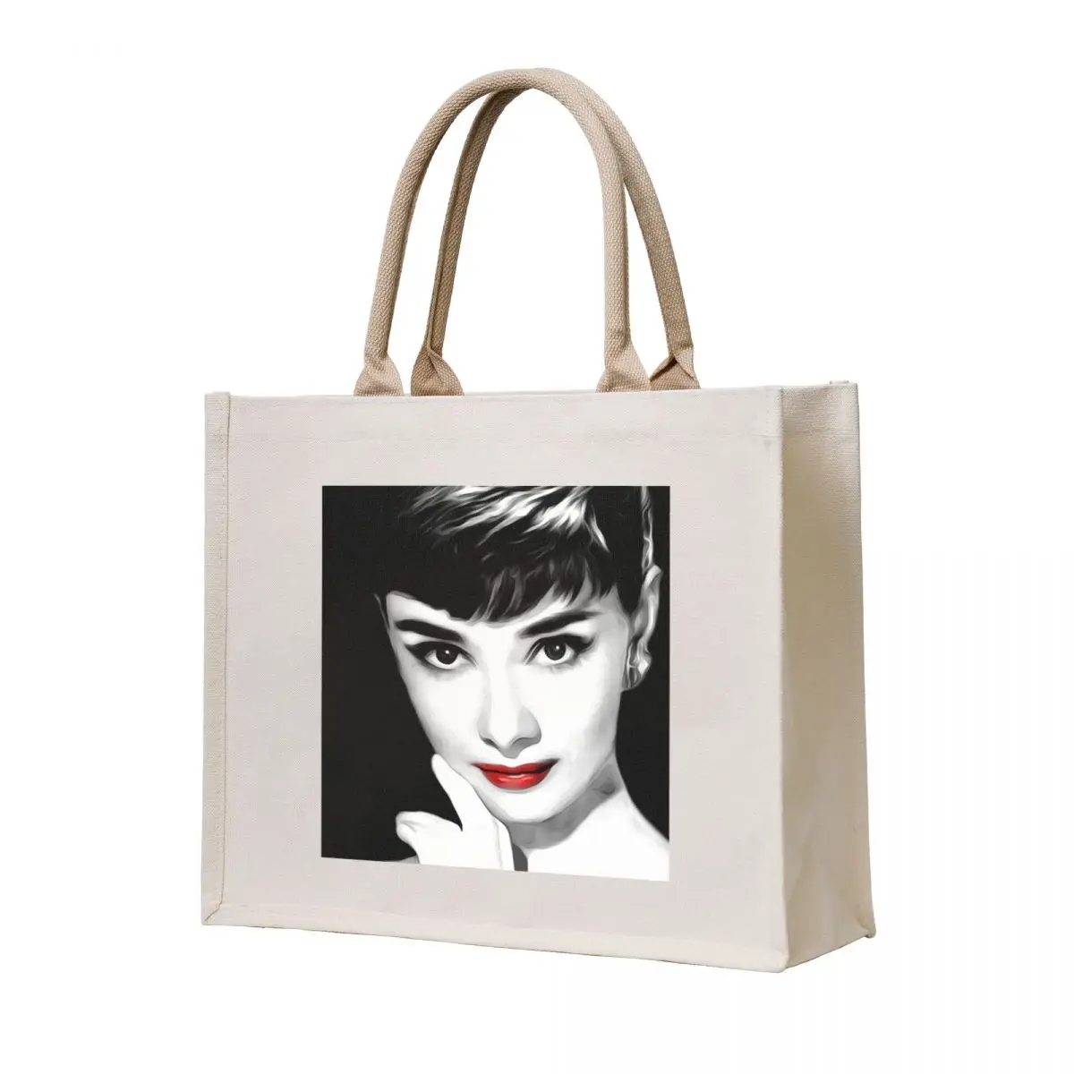 

Audrey Hepburn Lips Tote Bag Big bag tote bag custom Shopper