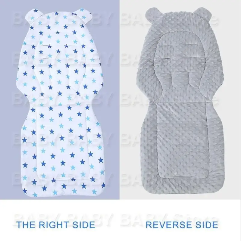 

Q81A Cosy Baby Strollers Pad Fashionable Star Printed Pram Cart Sitting Cushion Mat for Traveling and Shopping Parents