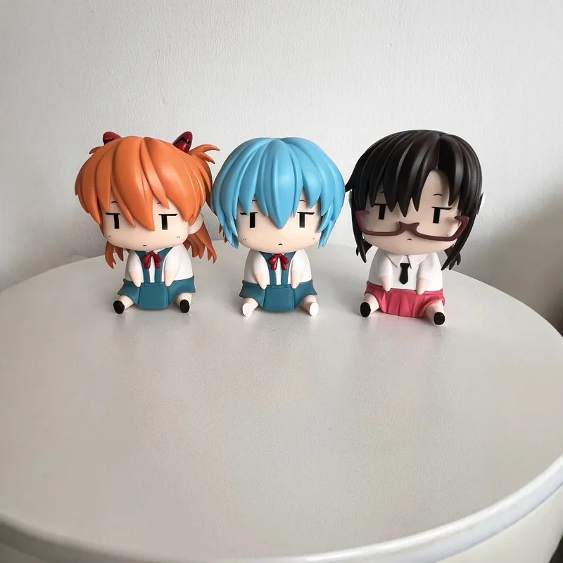

Adorable Q Version Figure Model Boxed Display Doll Toy Wholesale Ayanami Rei Haruhi Suzumiya Sitting Pose Collectible Figurine