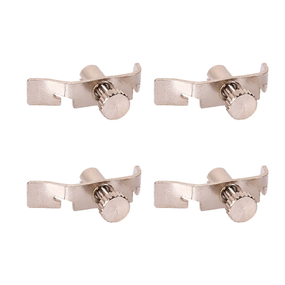 

4Pcs Silver Erhu Fine Tuners High Quality Stainless Steel String Adjusters Smooth Operation Reliable Performance