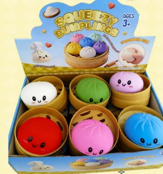 

Мягкая игрушка-антистресс Rainbow Dumplings в слепой коробке, медленно восстанавливающая форму