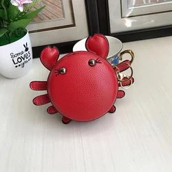 YoReAi-Petit porte-monnaie en forme de crabe pour femme, sac à main tendance pour fille, pochette décontractée pour étudiant, porte-cartes, sac à main mignon, pendentif rouge à lèvres, nouvelle mode