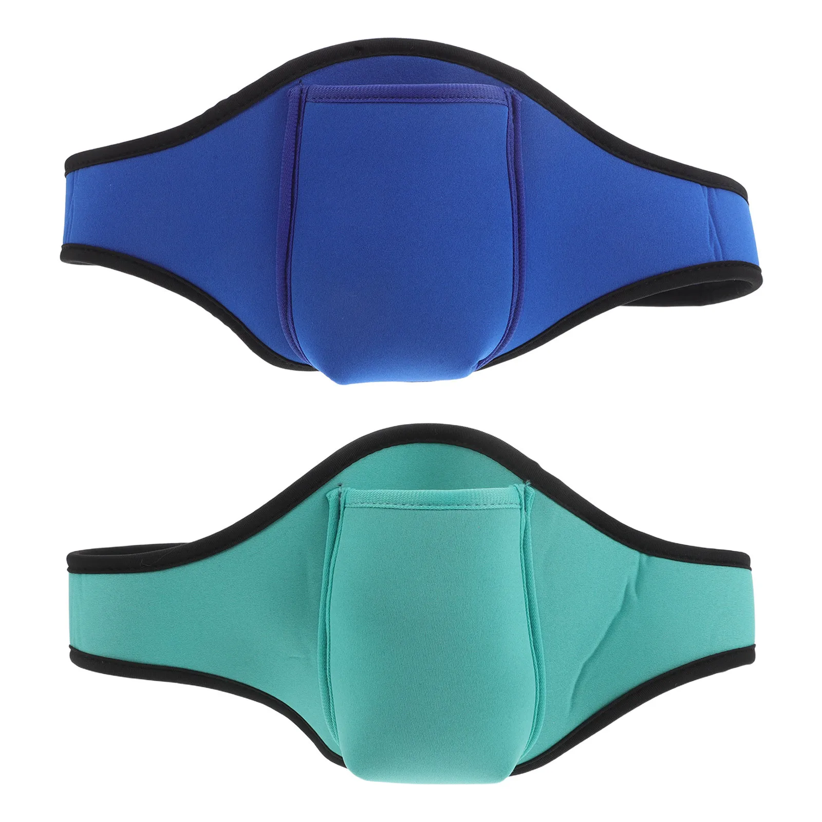 2Pcs Phone Storage Waist Belt Neoprene Running Waist Pack Dual Workout Fitness Phone Holder for Men Women