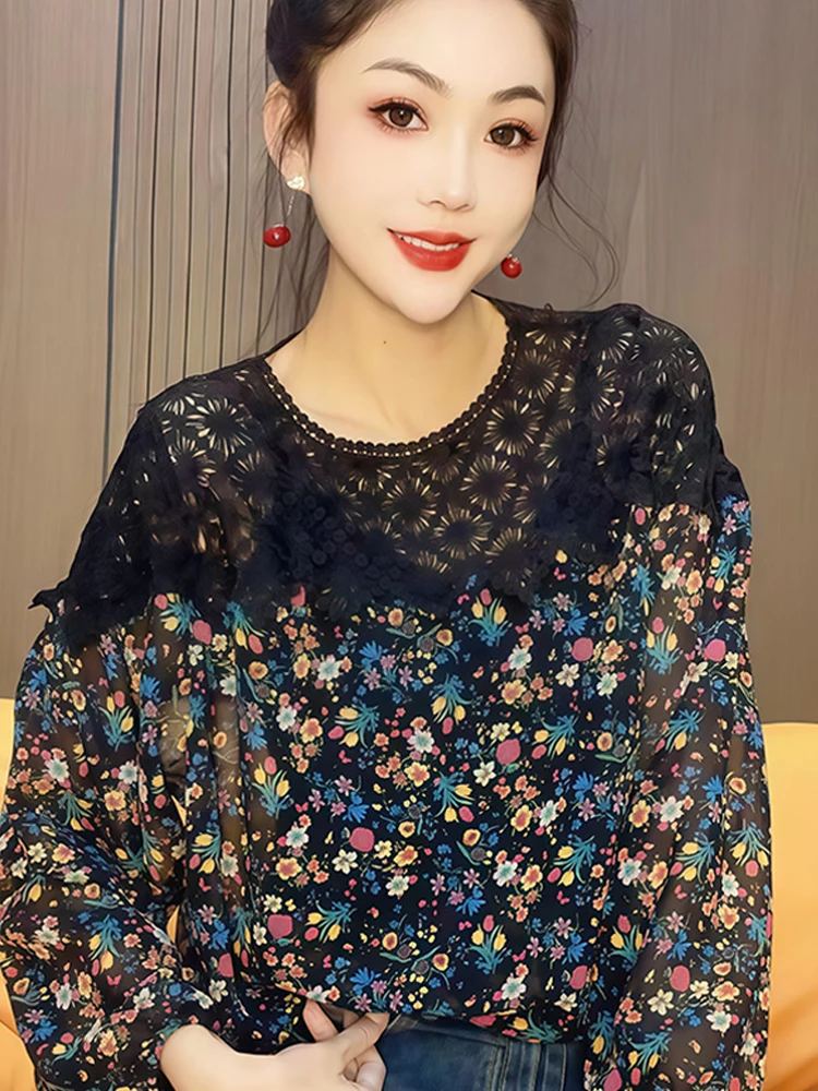 Ele الأزهار طويلة Sve irt المرأة فضفاضة تناسب لصق الجوف خارج الأعلى الكورية Sle الصيف وصول جديد تأثير التخسيس