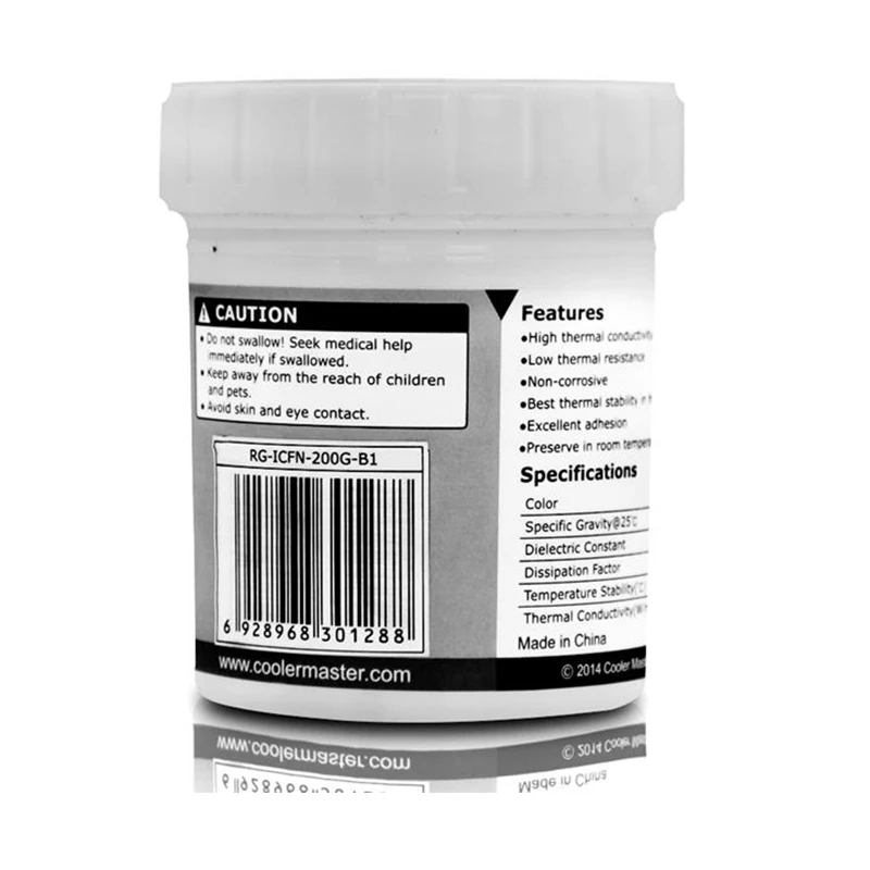 Cooler Master ICEFUSION 200g Pasta térmica para CPU Pasta térmica para computador de mesa de grande capacidade