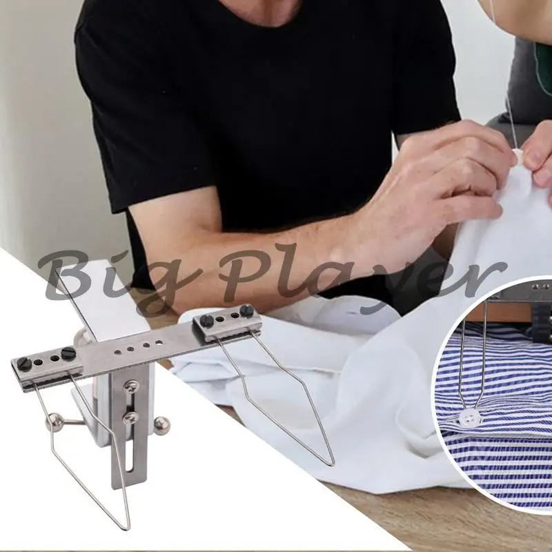 أداة مساعدة الزر القابلة للتعديل، أداة عراف زر المشبك اليدوي، ملحقات ماكينة الخياطة