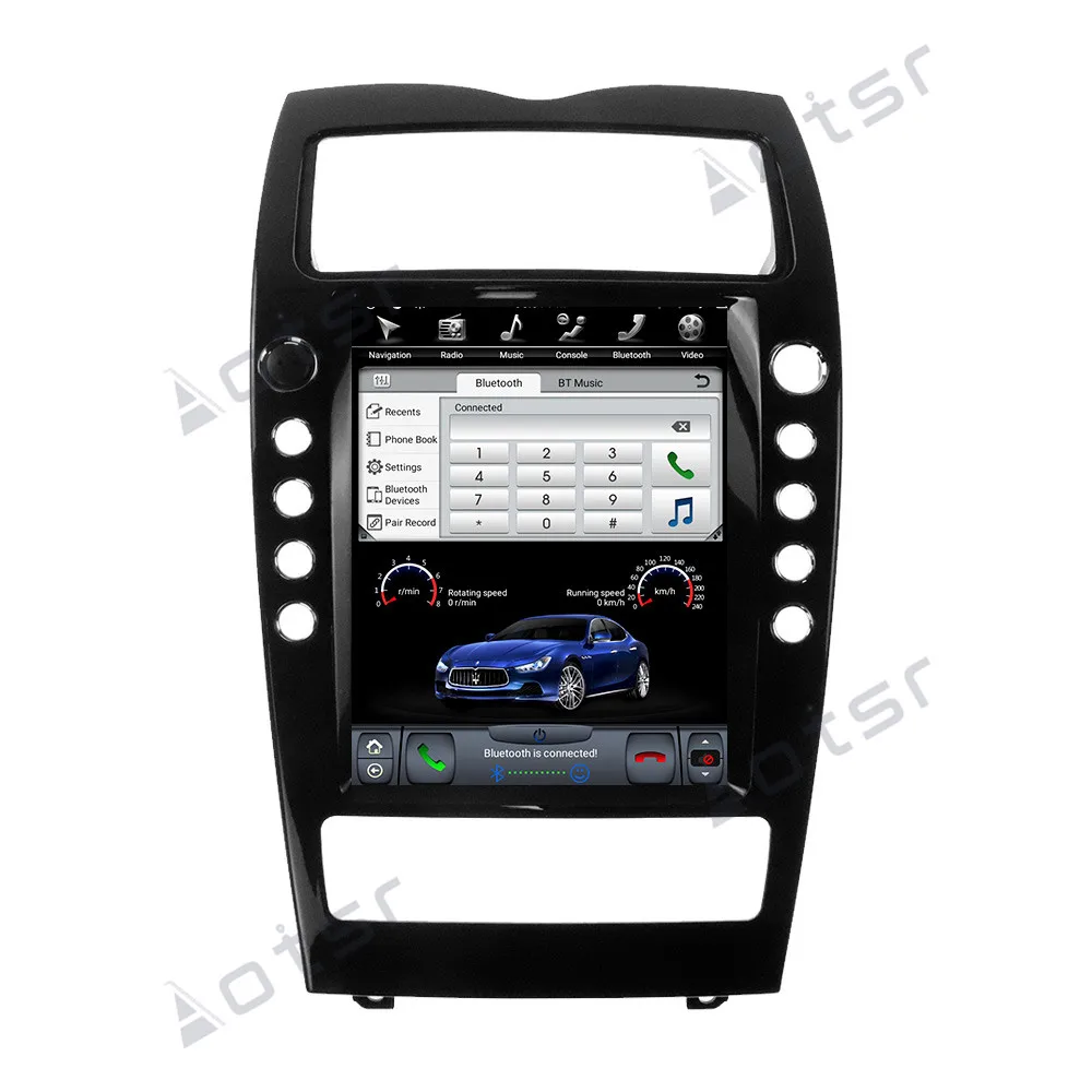 2+32G For Maserati Quattroporte 2004-2012 Android 9.0 Tesla Radio Car DVD Player Multimedia Player Auto Stereo Black color