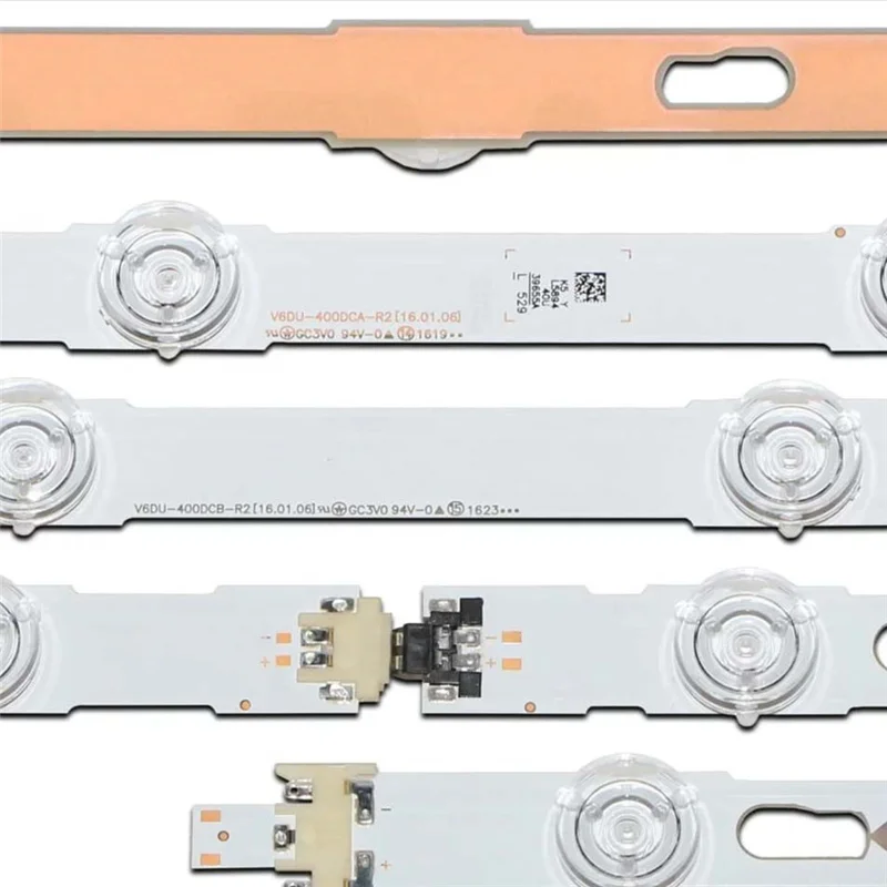 Kits TV's Illumination Bar V6DU-400DCA(B)-R2 Backlight Strip For Samsung UE40KU7000 UE40MU6105 Array S_KU6K_40_FL30_L4/R4_REV1.0