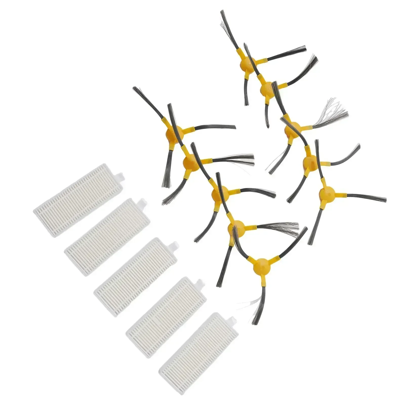 Conjunto de filtros de escovas laterais de substituição para IKOHS S12 para T550W aspirador de pó robótico peças acessórios