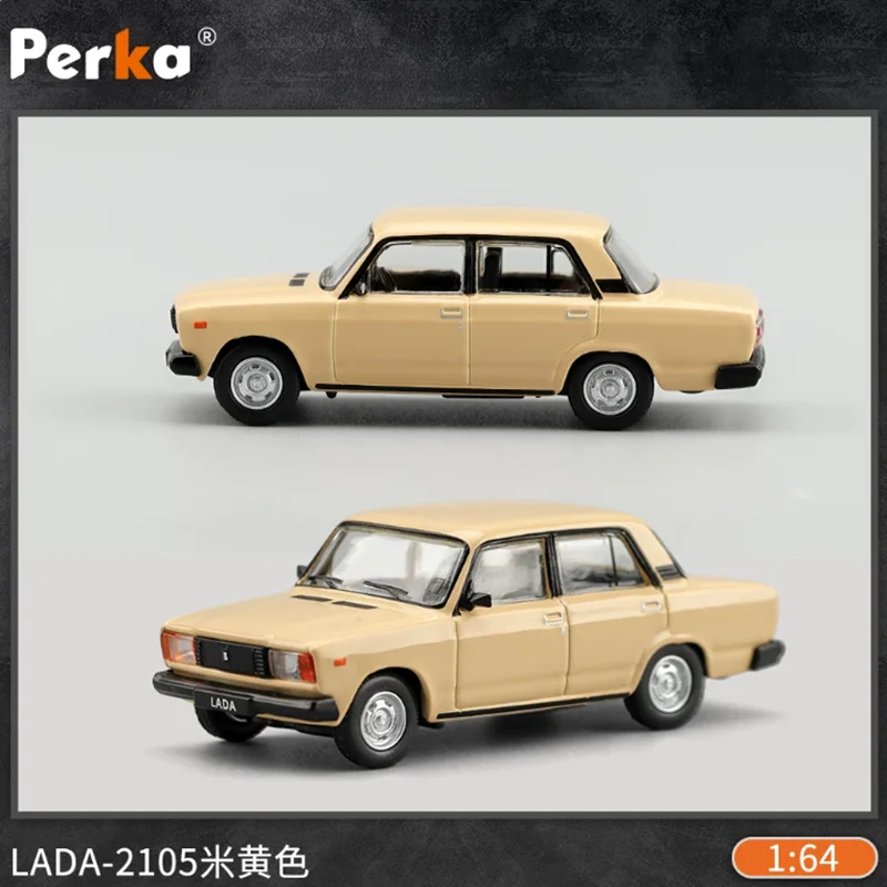 

Perka Diecast 1:64 Scale LADA 2105 Vintage Car Alloy Simulation Car Model Series Toy Automobile Souvenirs Collection Gift