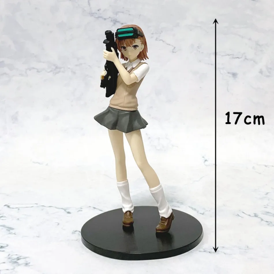 Neue 17 cm Anime einen bestimmten Index magische Misaka Mikoto Railgun Mädchen Anime Figur Actionfiguren PVC Cartoon Anime Modell Spielzeug vorhanden – Detail 1