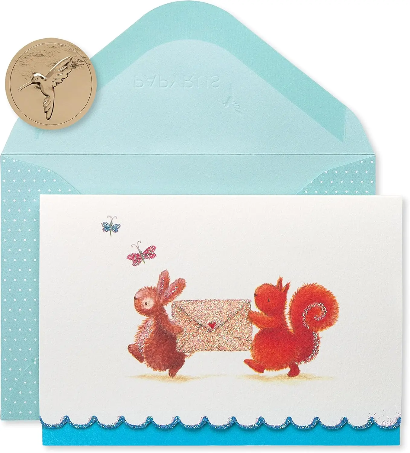 

Blank Cards with Envelopes, Bunny & Squirrel (14-Count)