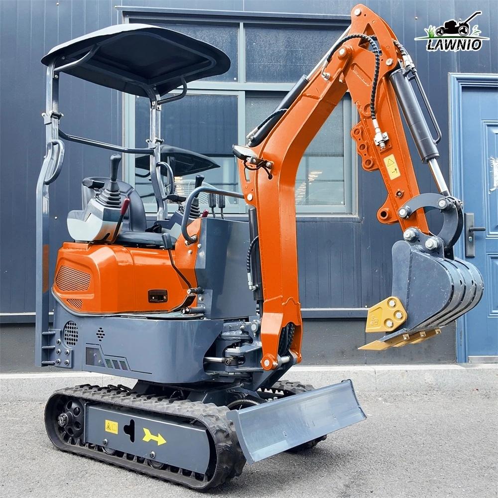 Multiple Configurations And Attachments Available Digger  Rubber Tracks Easy Operation for Orchard Work Excavator