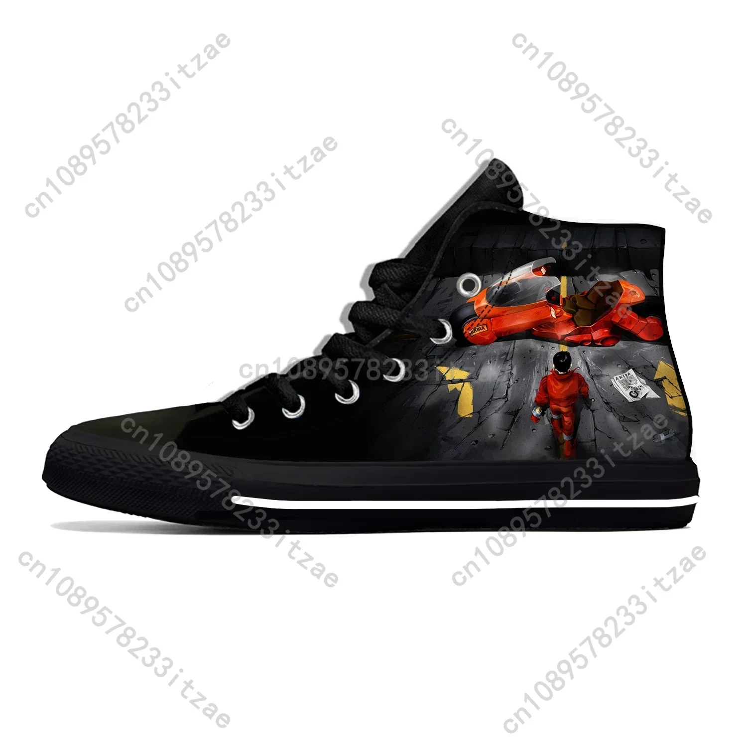 

Summer Anime Akira Synthwave Fashion Classic Casual Shoes High Top Men Women Classic Sneakers Classic Lightweight Board Shoes