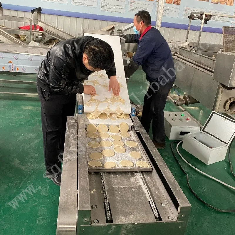 Automatic Pita Roti Chapati Maker Samosa Sheet Base Pizza Dough Press Bread Making Machine