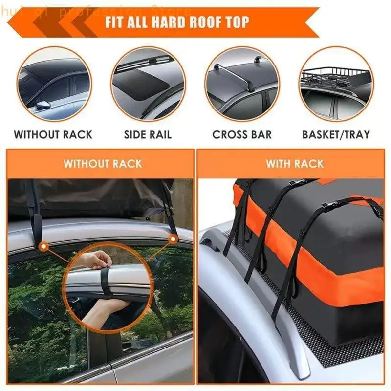 Wasserdichte 420D Oxford Dachgepäckträgertasche mit Anti-Rutsch-Matte für Auto-SUV H8WE – Detail 4