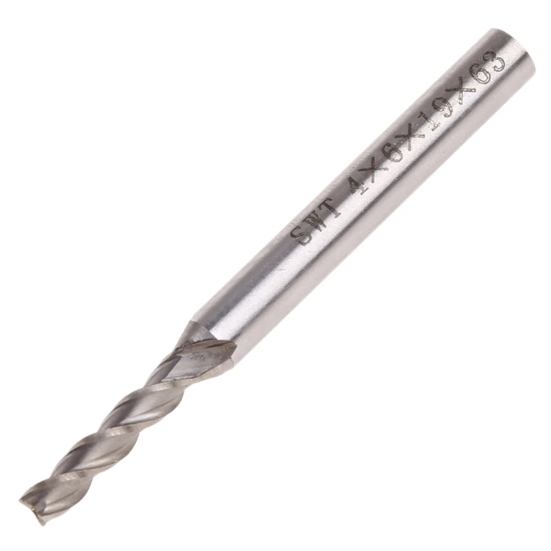 for Extra Long 4mm 3 Flute HSS & Aluminium End Mill Cutter Bit Extended Dropshipping