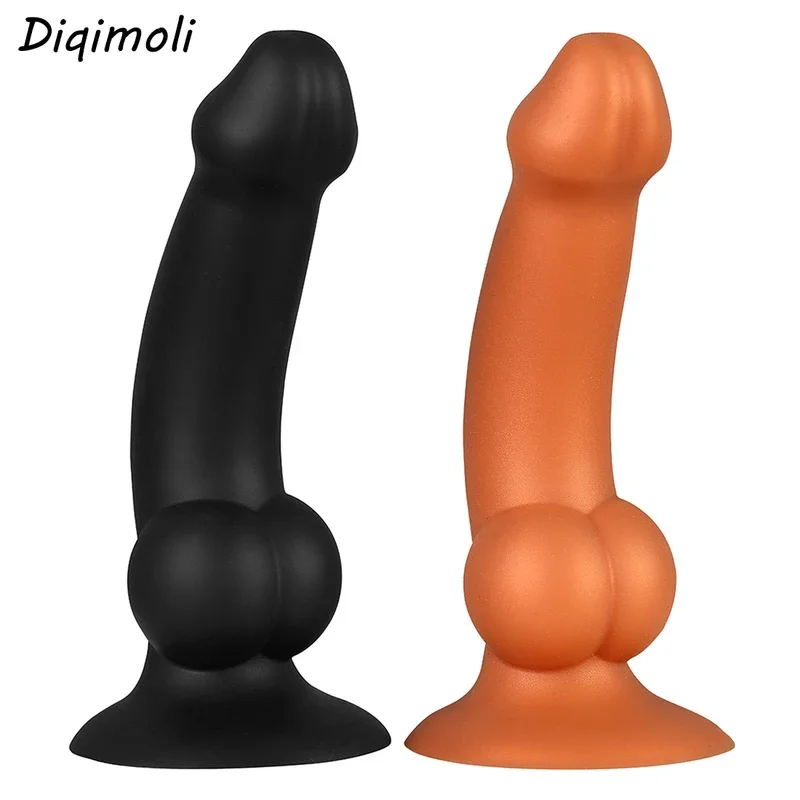 Liquid silicone huge dildos with suction cup big phallus butt plug soft penis anal dilator sex toys masturbator Dick