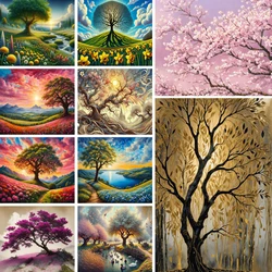 Landscape Fantasy Tree Paint By Numbers Personalized Arts And Crafts For Adults Home Decoration Mother's Gift Free Shipping HOT