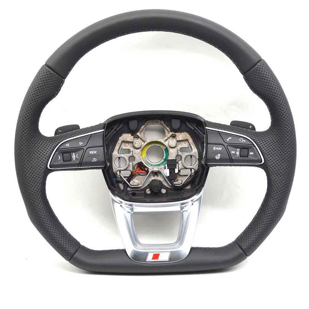 For Audi Q3 S LOGO multifunctional leather perforated steering wheel with heating