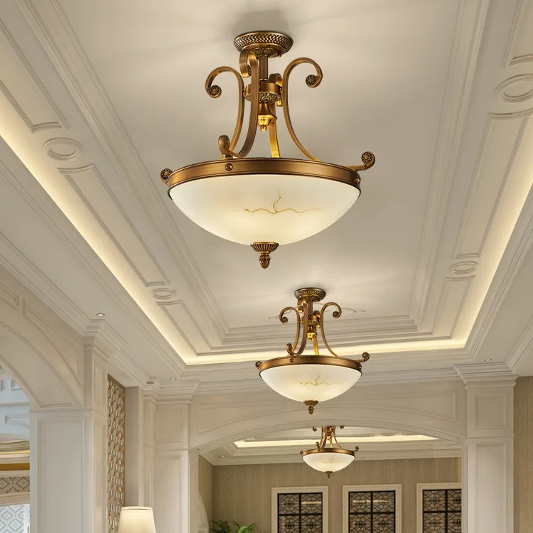 European Style LED Retro Porch Lamp Iron Frame Glass Shade 2-Year Warranty Adjustable Color Temp 2700K-6500K for Bedroom Balcony