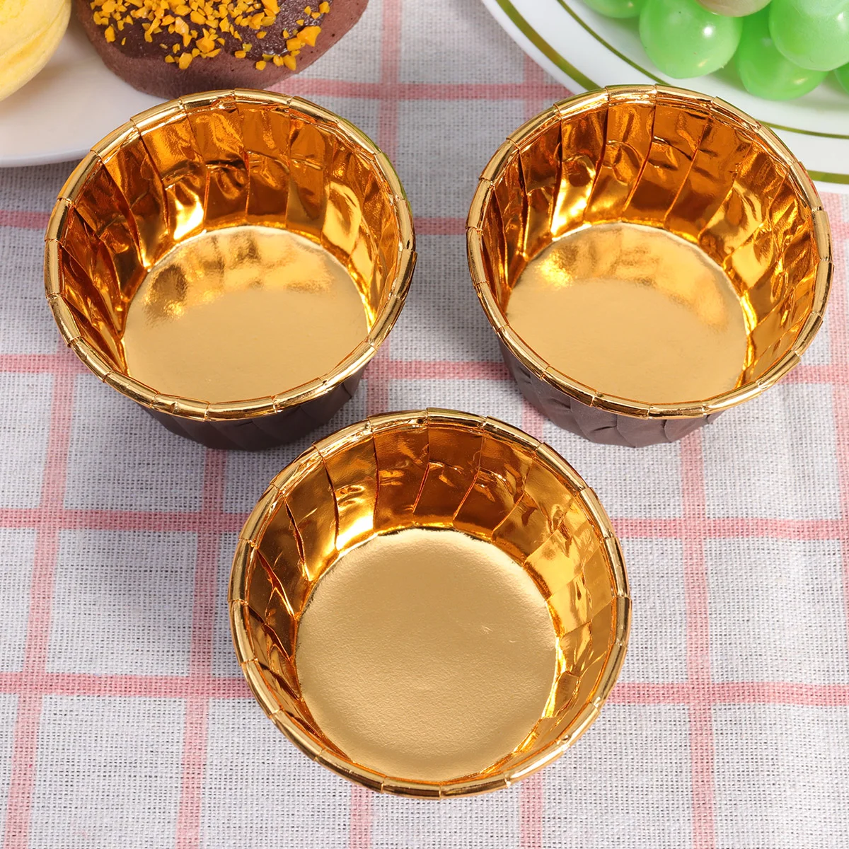 

100 Pcs Party Supplies Paper Dessert Bowls Cake Cups High Temperature Resistance