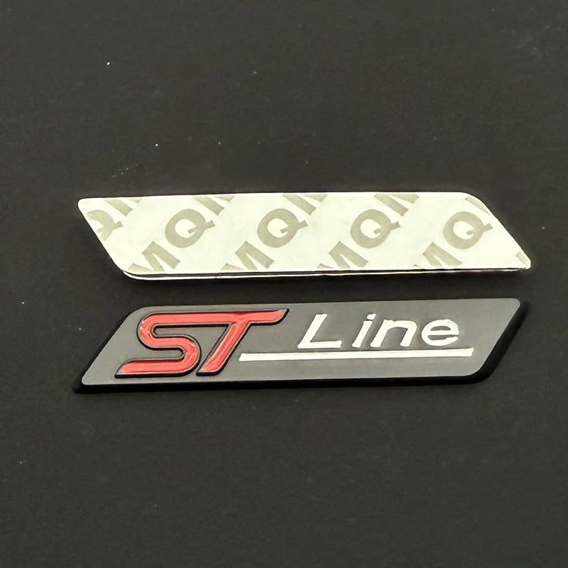 ثلاثية الأبعاد المعادن Stline شعار ST خط شعار ملصق سيارة درابزين الجانب شارة لفورد فوكس فييستا بوما فييستا كوغا مونديو اكسسوارات السيارات