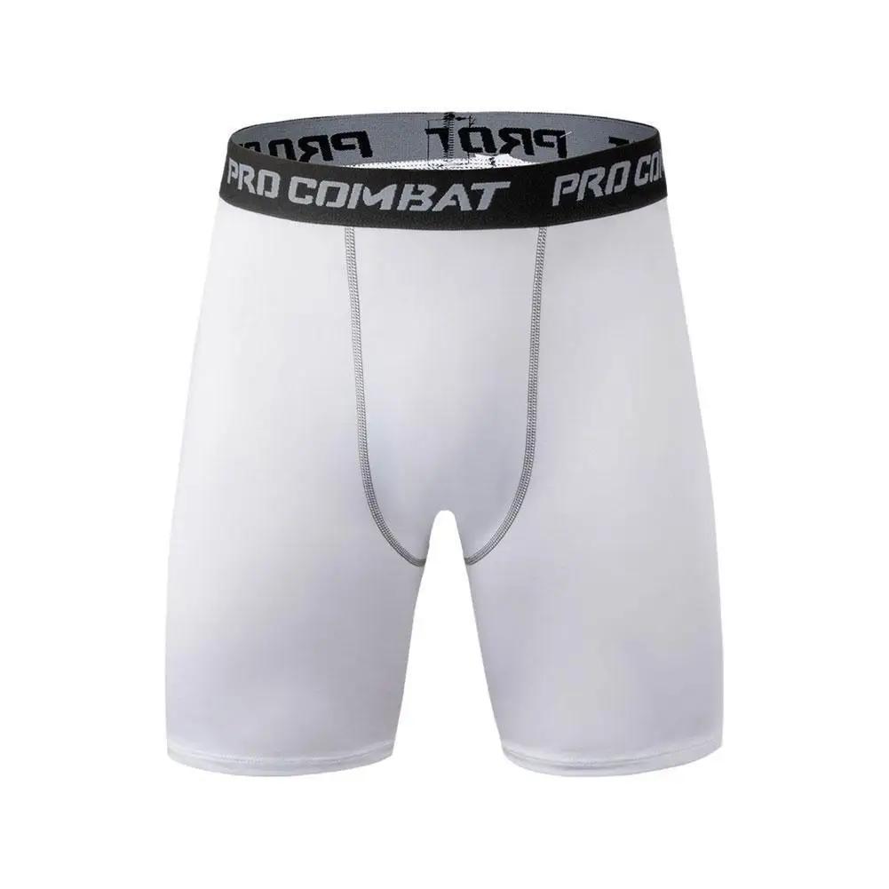 Herren Leggings Kompressionshose Sport Leggings Basketball Viertel Shorts Schnell trocknend Lauftraining Stretch Fitnesshose