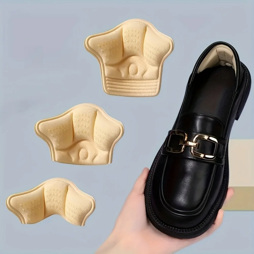 3Pair Heel Stickers Heel Protectors Sneakers Shrinking Size Insoles Anti-wear Feet Shoe Pads Adjust Size Heel Cushion Inserts