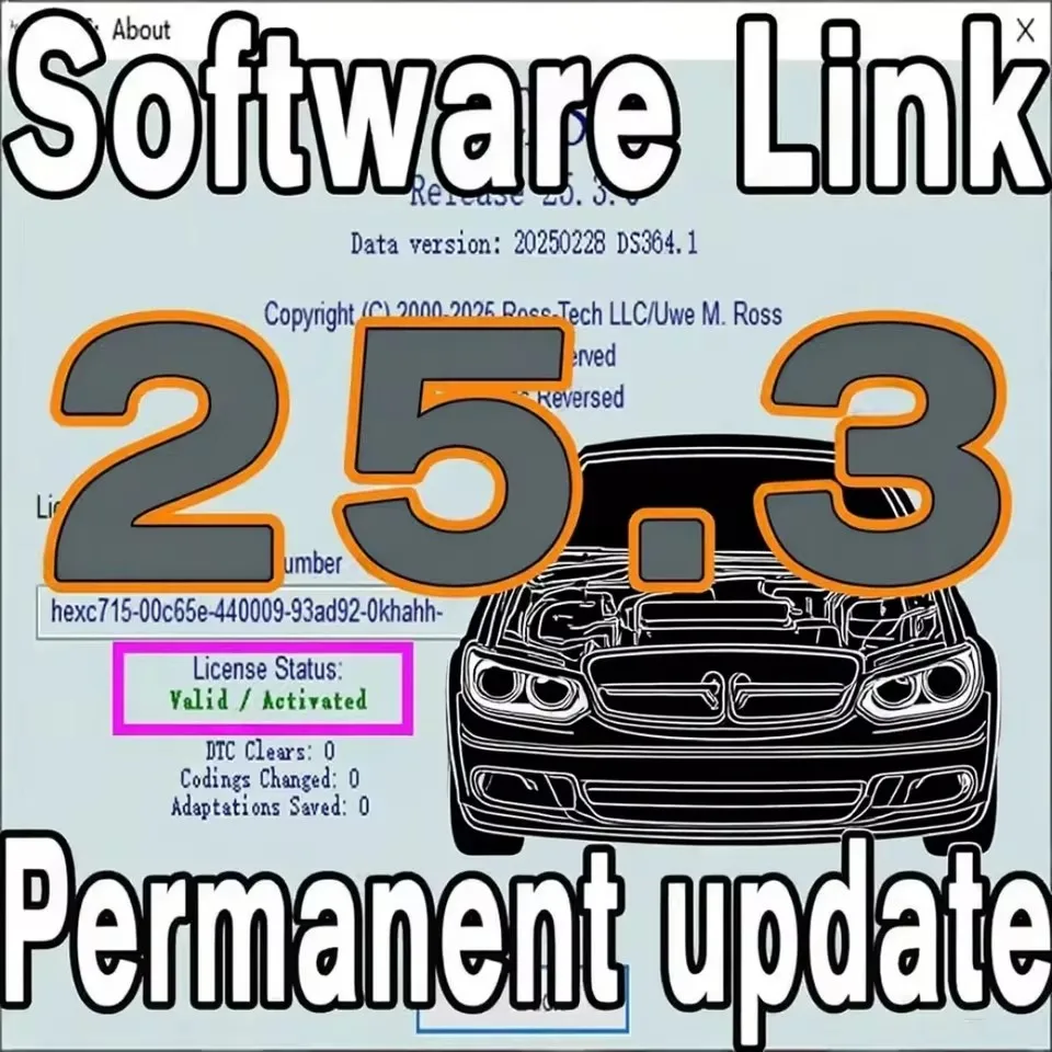 2025 vcds 25.3.1 UPDATE SOFTWARE VAG-COM VCDS OBD2 Scanner HEX V2 Multilingual Interface Garage software Unlimited VINs latest