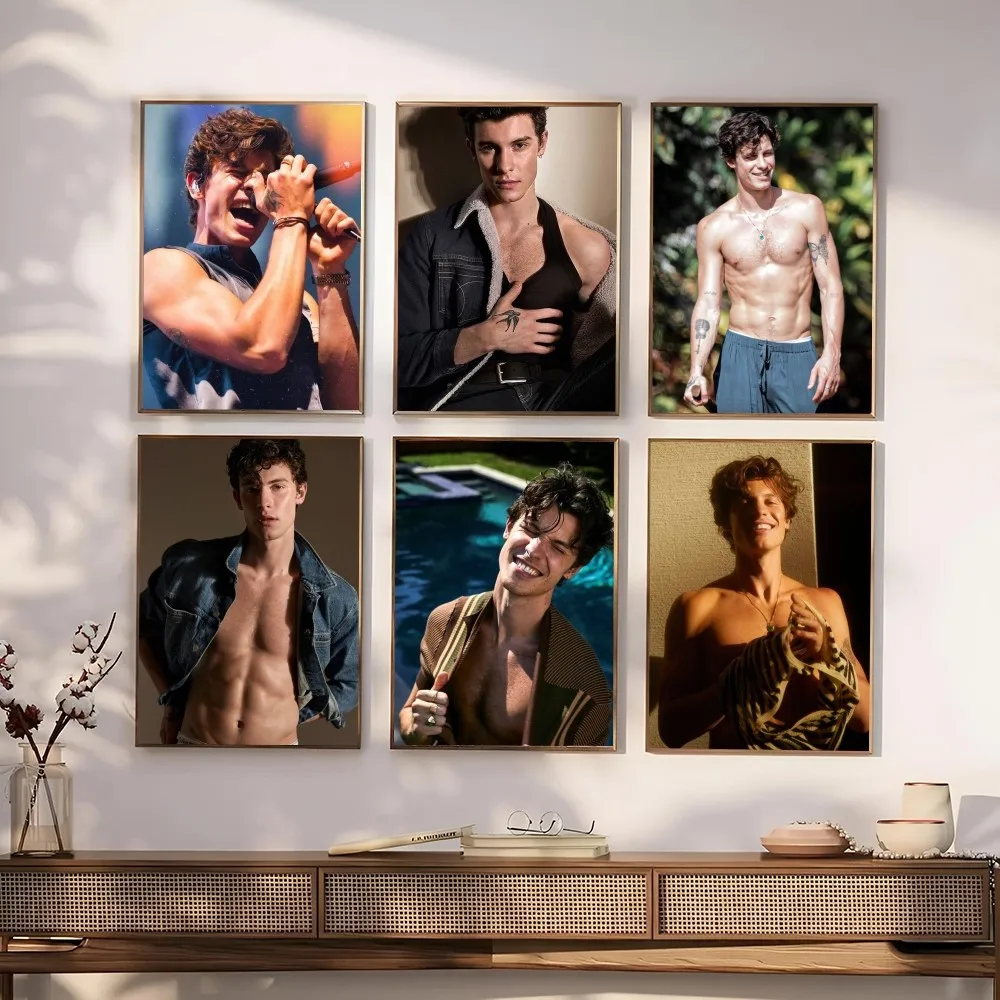 Singers S-Shawn Mendes Poster Paper Print Home Living Room Bedroom Entrance Bar Cafe Art Painting Decoration