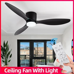 IRALAN Modern Led Ceiling Fan With Light DC Motor 6 Speeds Fans Low Floor Loft Remote Control Lux&vitae Ceiling Lamps Fan