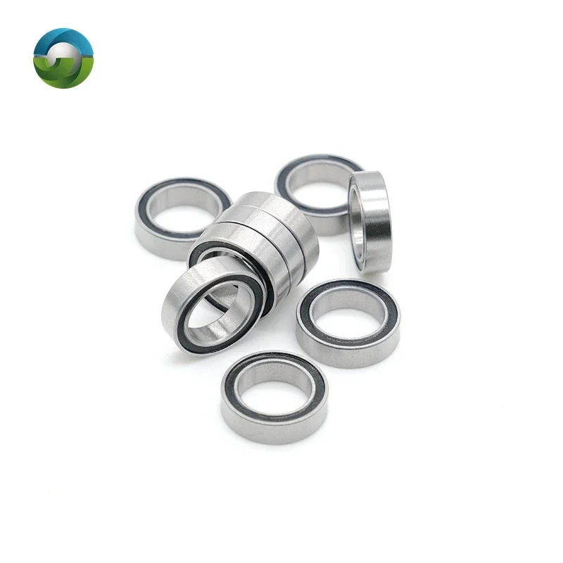 10P 6700RS Bearing ABEC-7 10x15x4 mm Thin Section 6700-2RS Ball Bearings 61700 RS 6700 2RS With Black Sealed A-1510DD