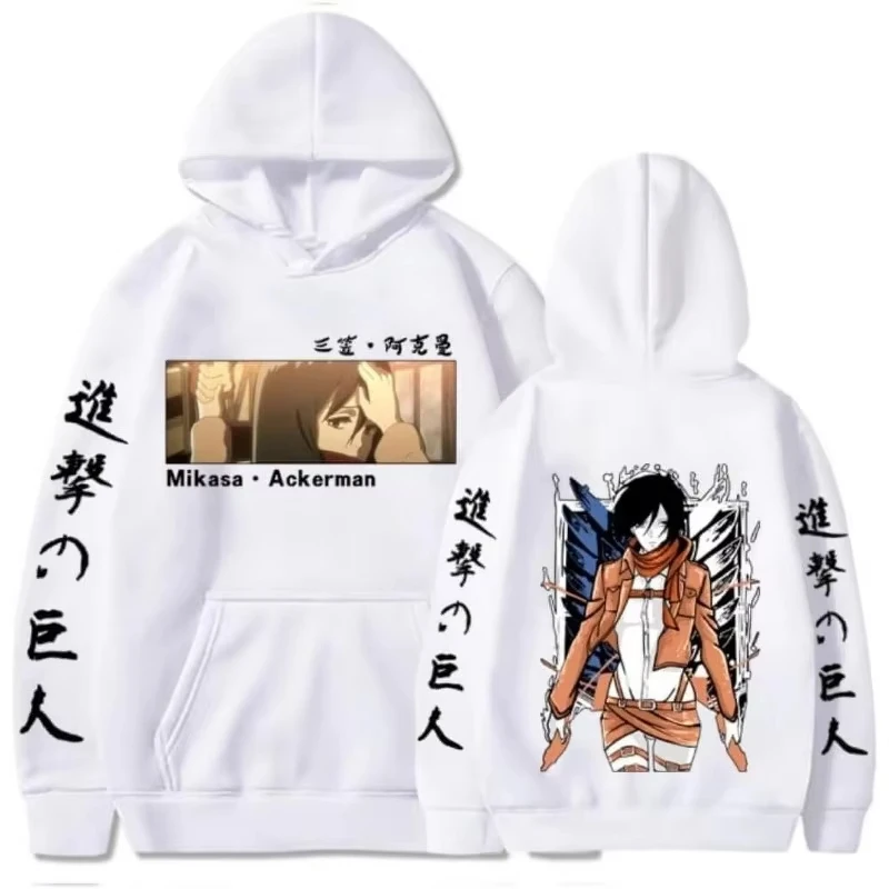 

Attack Titan Sanxiang Ackerman Толстовка с принтом аниме Толстовка унисекс Осень и зима Новый пуловер Флисовая толстовка Топ