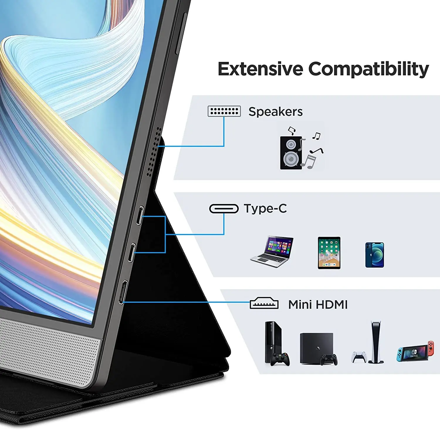YENİ KOORUI- 15.6 İnç Dokunmat - Stylus Pen Touch Screen Portable Monitor incelemesi ve fiyatı