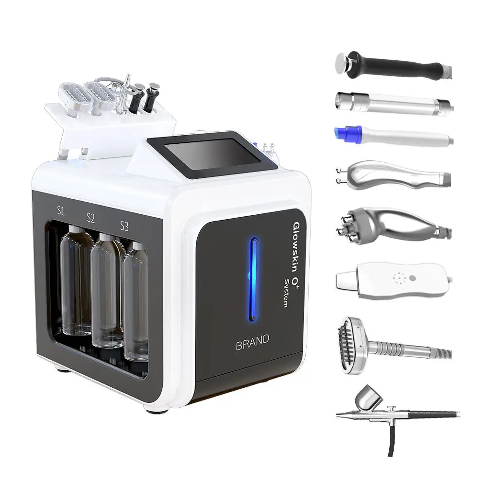 High Quality Multifunction 10 in 1Blackhead Remover Skin Deep Cleansing Bio RF Cavitation Vacuum Dermabrasion  Machine