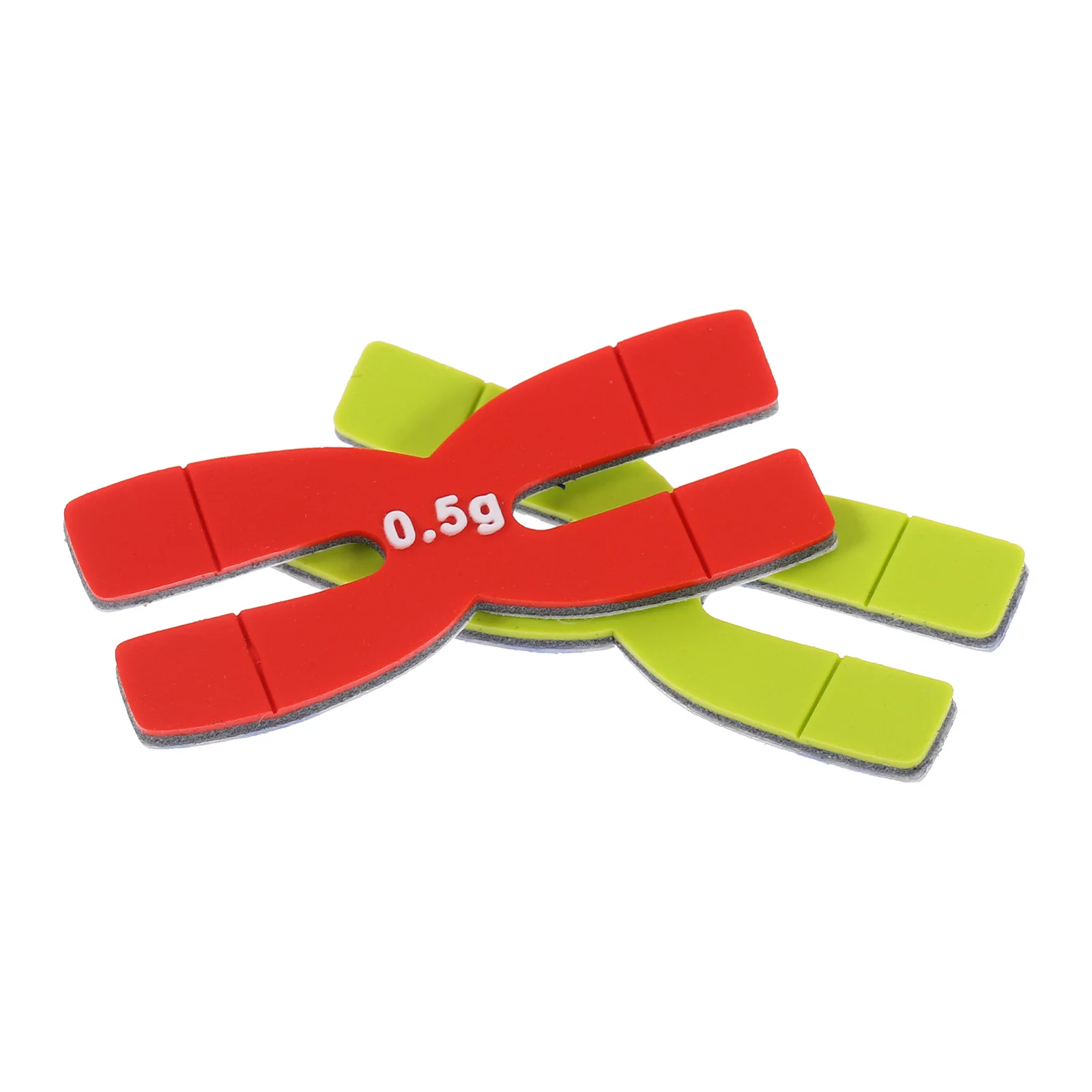 

2Pcs H Shaped Silicone Weighted Pads for Tennis Racket Weighted Plates Improve Stability Power Long Lasting Tennis Racket